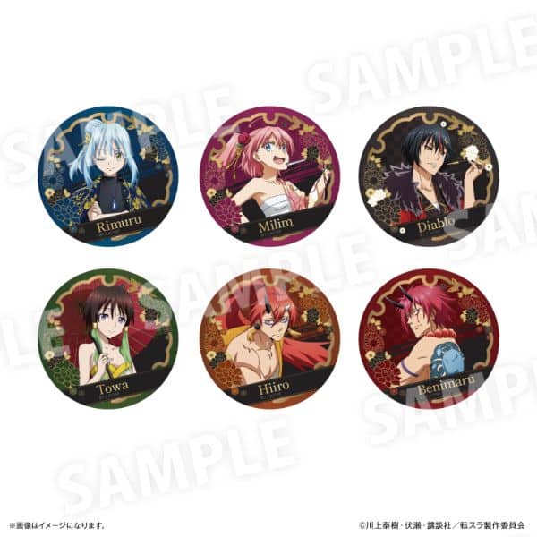 転スラ トレーディングラメ缶バッジ(和装)引きver. 【1BOX】 キャラアニで
                                                2025年10月発売