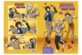 文豪ストレイドッグス クリアファイル 中島敦、太宰治、江戸川乱歩 キャラアニで発売