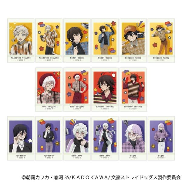 文豪ストレイドッグス メモリアルクリアカードコレクション 【1BOX】 キャラアニで発売