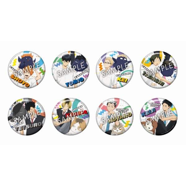 ハイキュー!! カラパレ マスコット トレーディング缶バッジ 【1BOX】 キャラアニで
                                                2025年8月発売