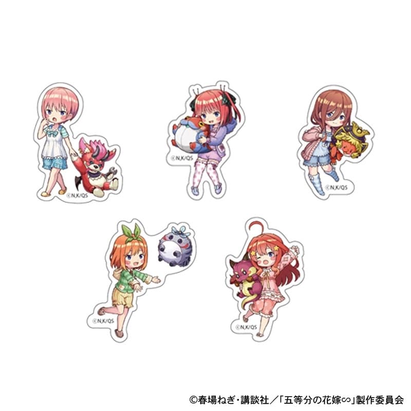 五等分の花嫁 ナイトプール ミニキャラステッカーセット
 
2025年7月29日発売
で取扱中 (アニメイト)