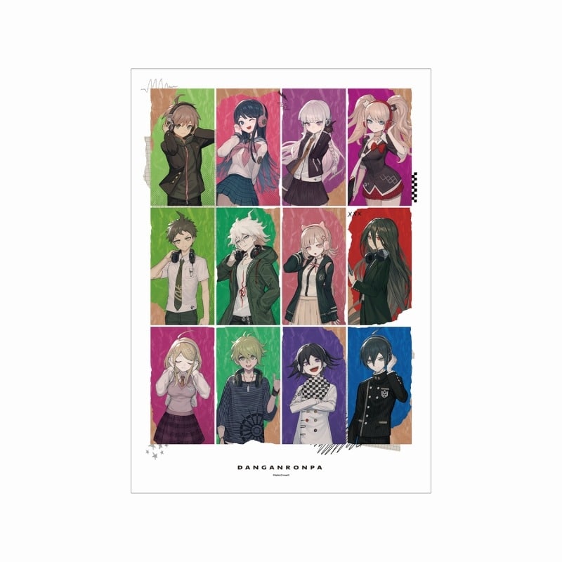 ダンガンロンパシリーズ lackさんイラスト 集合 ヘッドフォンver. A3マット加工ポスター
 
2025年10月7日発売