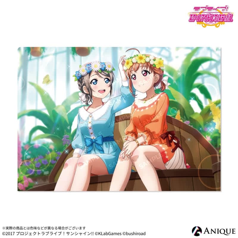 ラブライブ!スクールアイドルフェスティバル 花冠編(高海 千歌・渡辺 曜) クリアファイル
 
2025年10月下旬発売