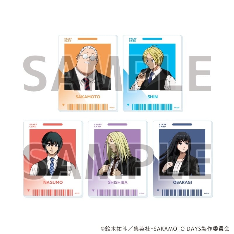 サカモトデイズ アクリルカード8月社会人風スーツver. ブラインド(全5種)(描き下ろしイラスト) 
2025年09月発売
