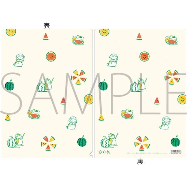 夏目友人帳 ニャンコ先生クリアファイル/すいか
 
2025年7月26日発売