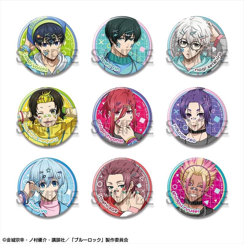 [アニメイト]ブルーロック 9個入りトレーディング缶バッジ (デコラティブポップver.)【描き下ろし】
 
2025年06月下旬発売