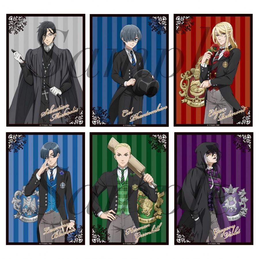 アニメ黒執事 — トレーディングブロマイド 全6種
 
2024年08月下旬発売
