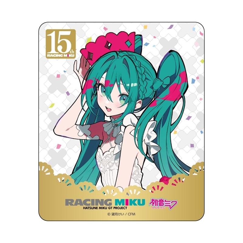 レーシングミク 15th ”Rhapsody” 2010-2025  マグネットカーステッカー
 
2025年09月上旬発売