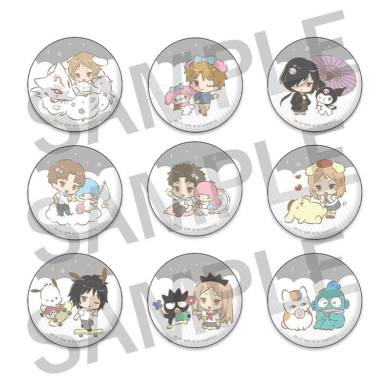 夏目友人帳×サンリオキャラクターズ 缶バッジコレクション(サンリオキャラクターズ コラボ第二弾)
 
2025年4月5日発売
で取扱中 (アニメイト)