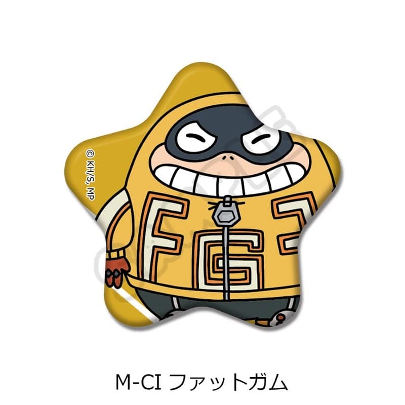 TVアニメ『僕のヒーローアカデミア』 みんなmochocho化大作戦!第5弾 星型缶バッジ M-CI(ファットガム)
 
2025年09月下旬発売
で取扱中