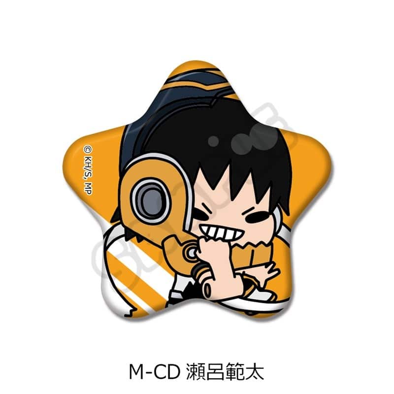 TVアニメ『僕のヒーローアカデミア』 みんなmochocho化大作戦!第5弾 星型缶バッジ M-CD(瀬呂範太)
 
2025年09月下旬発売
で取扱中