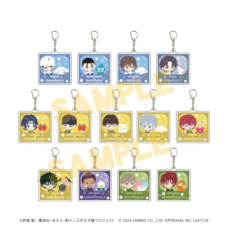 新テニスの王子様×サンリオキャラクターズ アクリルキーホルダー1月中学生デザイン ブラインド(全13種)(描き下ろしイラスト)
 
2025年04月発売
