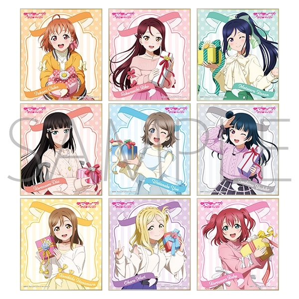 ラブライブ!サンシャイン!! ミニ色紙コレクション
 
2025年6月7日発売