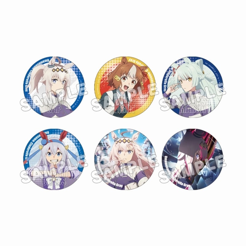 アニメウマ娘 シンデレラグレイ トレーディング缶バッジ(全6種)
 
2025年09月発売
 【アニメイト】
