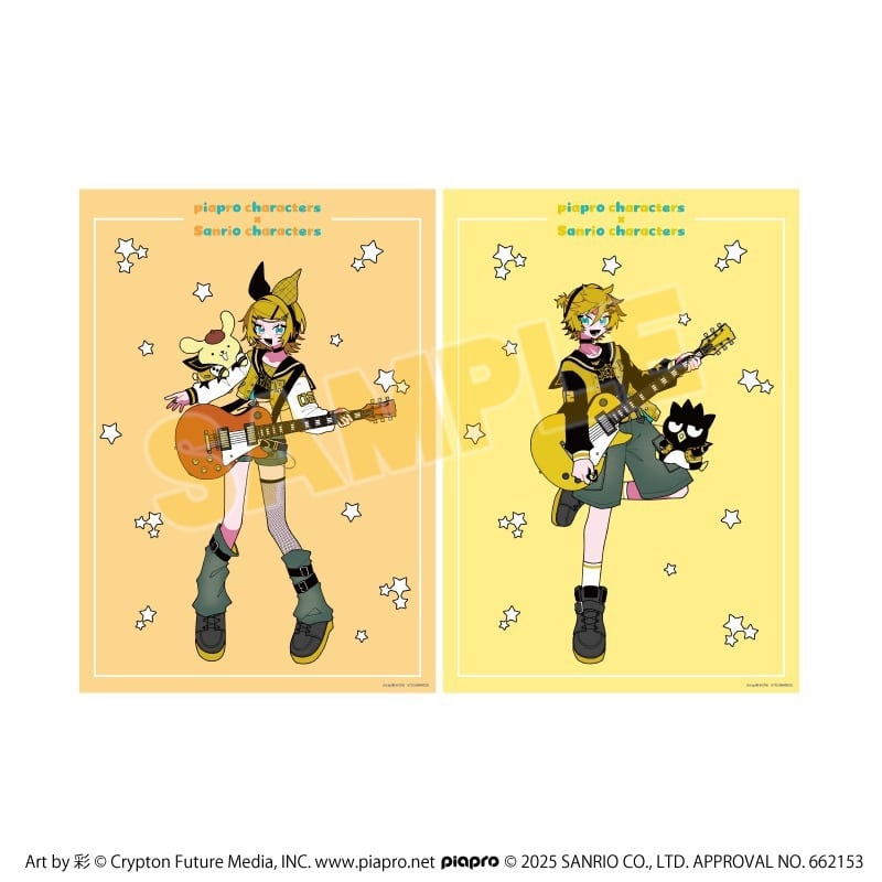 ピアプロキャラクターズ × サンリオキャラクターズ A4静電気ポスター(2枚セット)3月C(コラボイラスト)
 
2025年09月発売