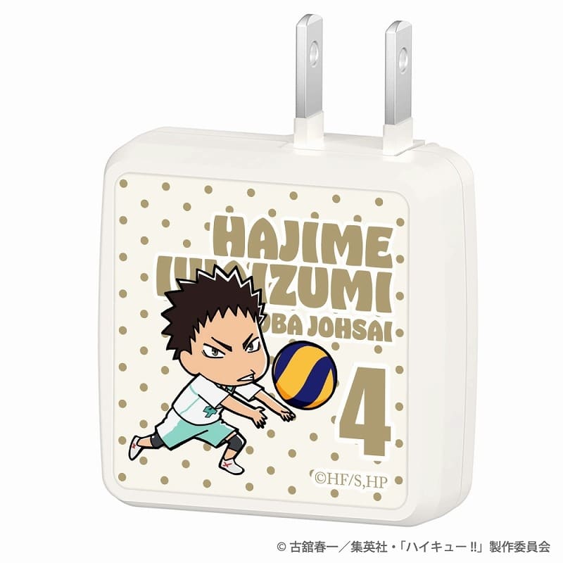 ハイキュー!! PD20W AC充電器 岩泉一
 アニメイトで
2024年10月下旬発売