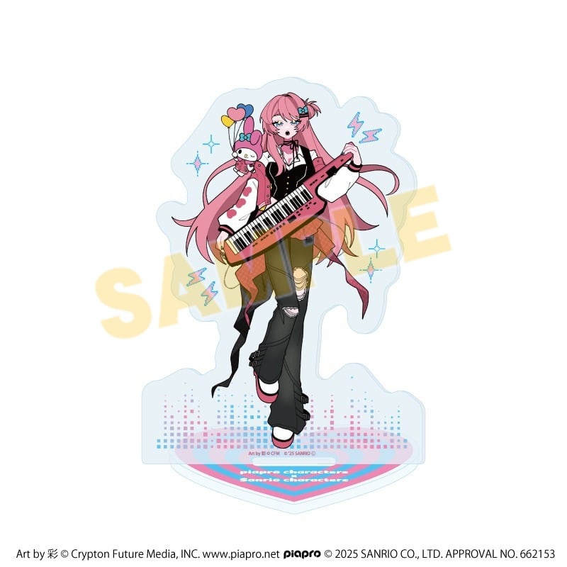 ピアプロキャラクターズ × サンリオキャラクターズ アクリルスタンド4月巡音ルカ × マイメロディ(コラボイラスト)
 
2025年09月発売