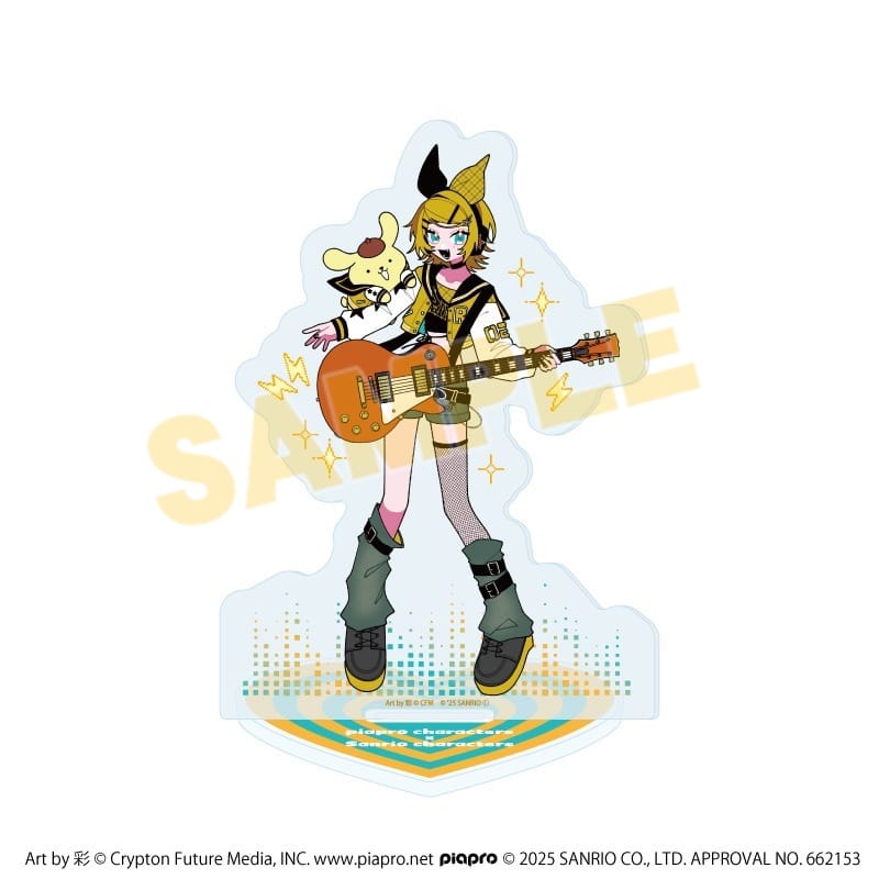 ピアプロキャラクターズ × サンリオキャラクターズ アクリルスタンド2月鏡音リン × ポムポムプリン(コラボイラスト)
 
2025年09月発売