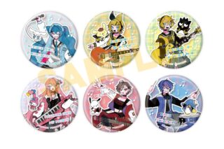 ピアプロキャラクターズ × サンリオキャラクターズ ホログラム缶バッジ(57mm)1月ブラインド(全6種)(コラボイラスト)
 
2025年09月発売