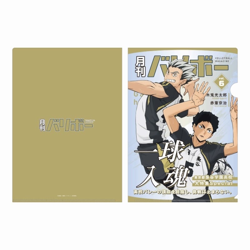 ハイキュー!! A4クリアファイル 月刊バリボーvol.6(梟谷学園高校)
 
2025年08月下旬発売