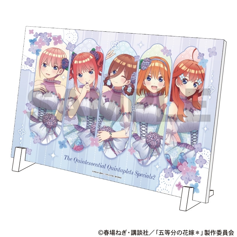 五等分の花嫁* A4アクリルパネル　紫陽花ドレス
 
2025年09月発売
で取扱中 (アニメイト)