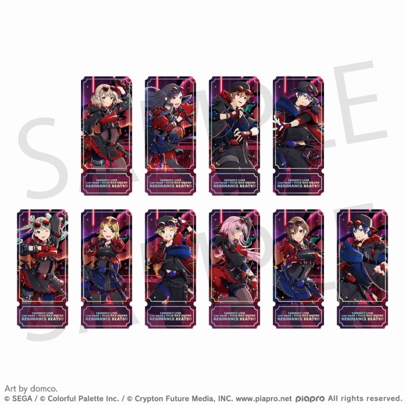 プロセカ コネクトライブ Leo/need × Vivid BAD SQUAD RESONANCE BEATS!! チケット風カード[Vivid BAD SQUAD]
 
2025年10月下旬発売