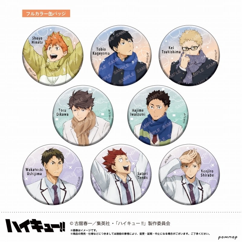 ハイキュー!! 缶バッジコレクション(A)-お天気版権 第一弾-
 アニメイトで
2025年02月上旬発売