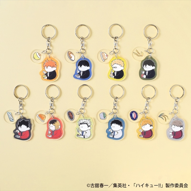 ハイキュー!! トレーディング2連アクリルキーホルダー -いただきますvol.1-(全10種)
 
2025年10月上旬発売