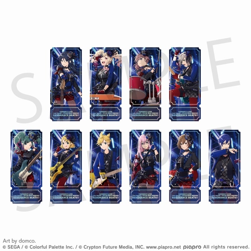 プロセカ コネクトライブ Leo/need × Vivid BAD SQUAD RESONANCE BEATS!! チケット風カード[Leo/need]
 
2025年10月下旬発売
