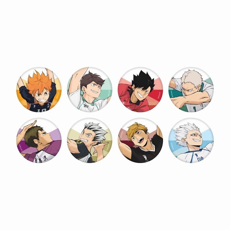 ハイキュー!! 10th Anniversary トレーディング缶バッジ Ver.A【全8種】
 アニメイトで
2025年01月下旬発売