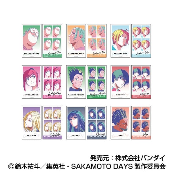 サカモトデイズ メモリーカットステッカーIDphoto　レタコレ 
2025年09月発売
