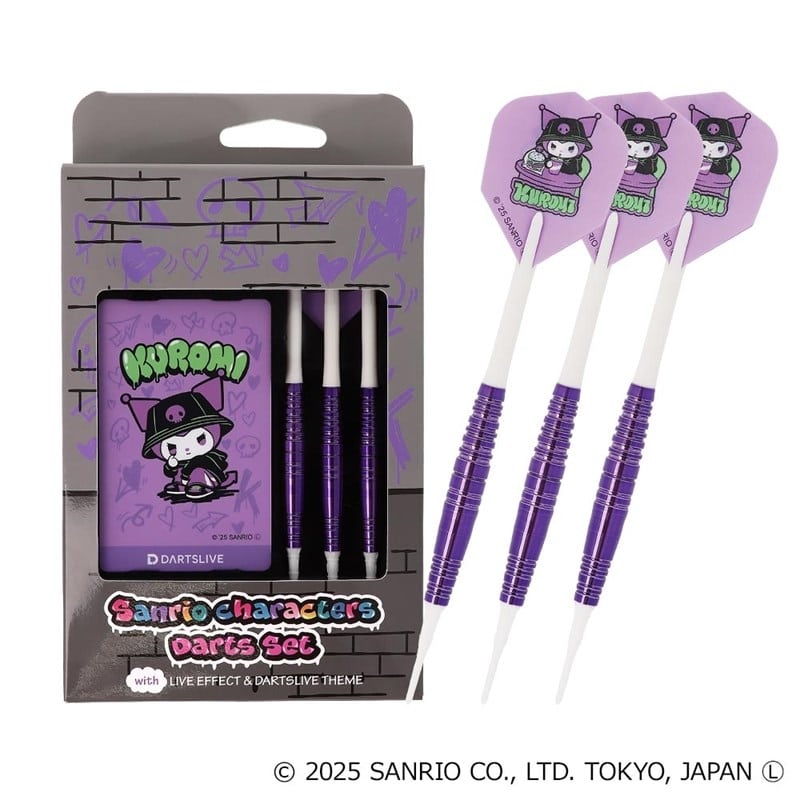 Sanrio characters ダーツセット with DARTSLIVE CARD【Solid&Cool】　クロミ
 
2025年08月上旬発売