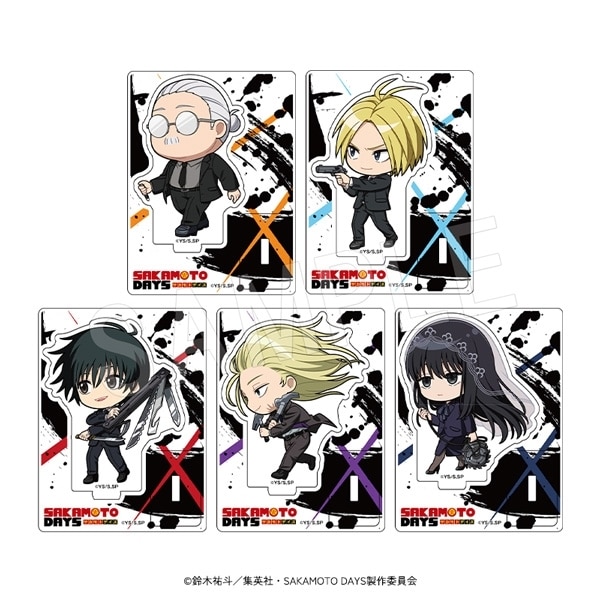 サカモトデイズ トレーディングアクリルスタンド 出陣ミニキャラver. 
2025年10月発売