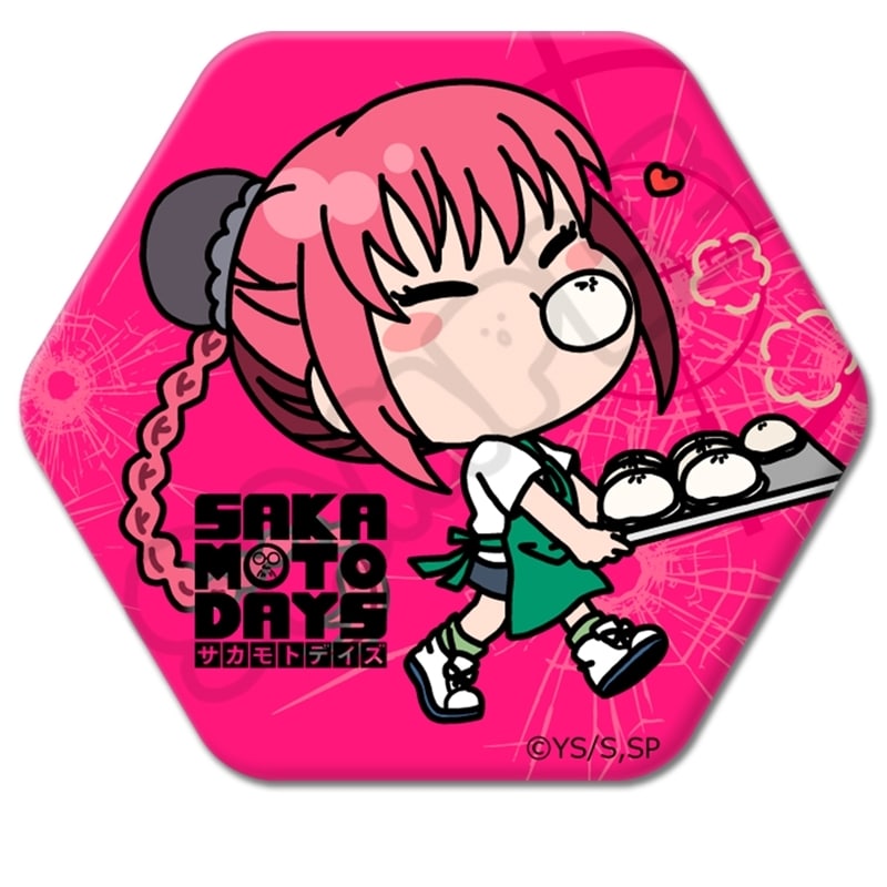 サカモトデイズ 六角形缶バッジ MD (陸 少糖)【再販】 
2025年08月下旬発売