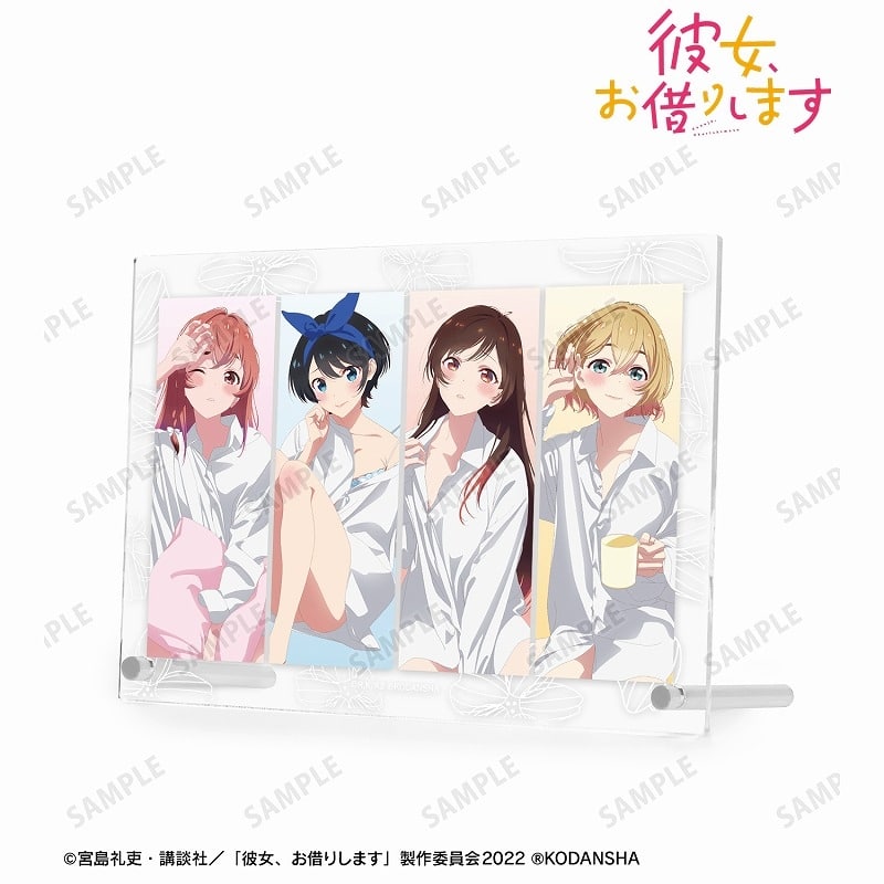 彼女、お借りします (かのかり) 描き下ろしイラスト 集合 彼シャツver. A5アクリルパネル
 
2023年8月7日発売
 アニメイトで取扱中