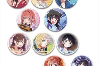 彼女、お借りします (かのかり) 10個入りトレーディング缶バッジ Vol.3
 
2025年08月下旬発売