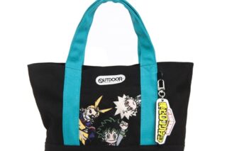 僕のヒーローアカデミア ×OUTDOOR PRODUCTSキーホルダー付きミニキャラトート　緑谷出久×爆豪勝己×オールマイト ターコイズ
 
2025年08月下旬発売
で取扱中