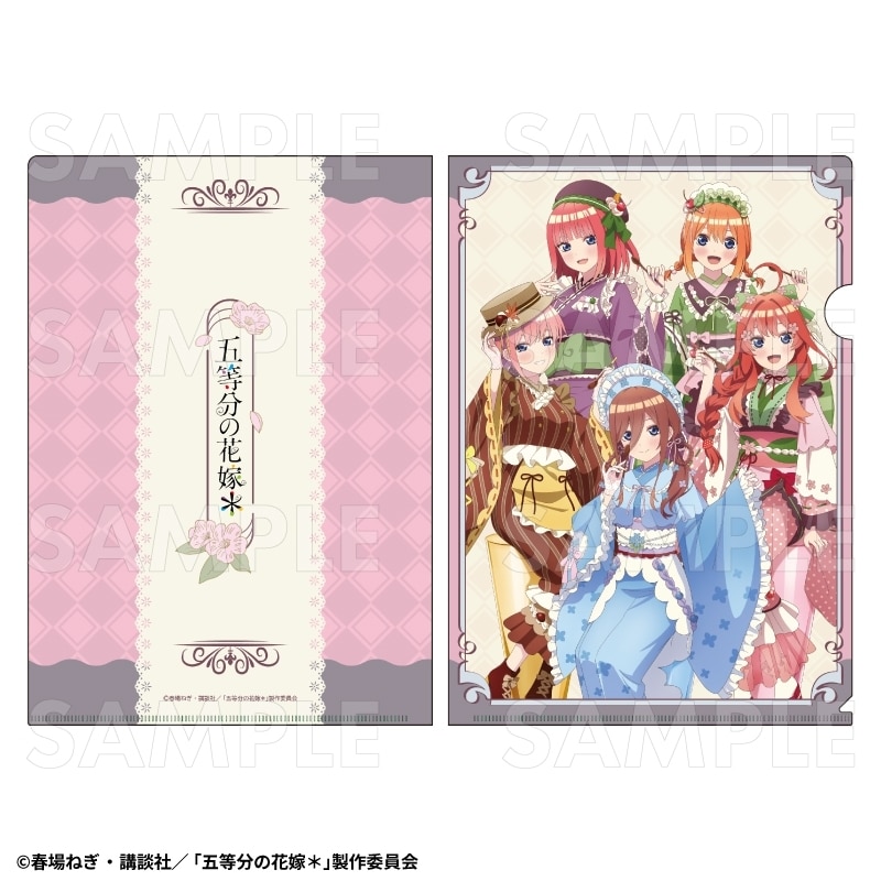 五等分の花嫁* 和パフェドレスver. クリアファイル【集合】
 
2025年09月下旬発売