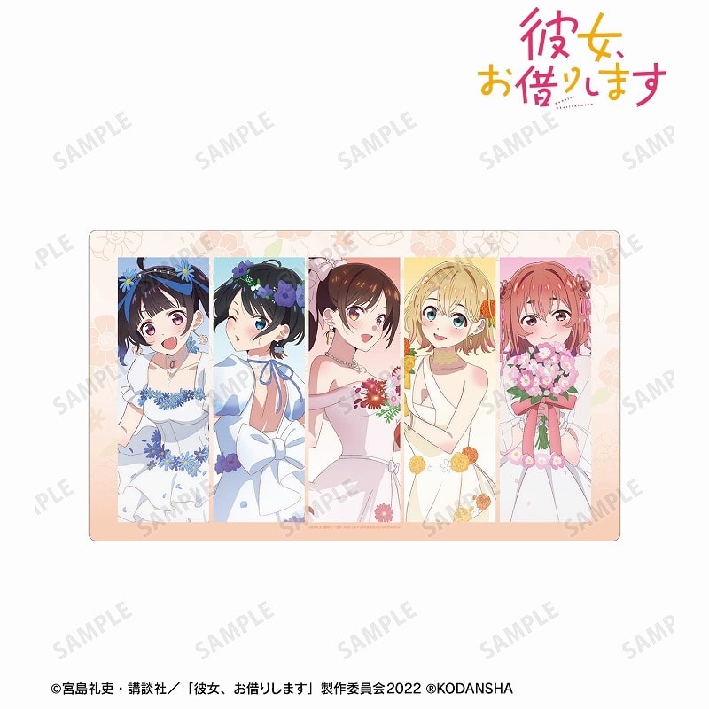 彼女、お借りします (かのかり) 描き下ろしイラスト 集合 花びらドレスver. プレイマット
 
2023年8月7日発売
 アニメイトで取扱中