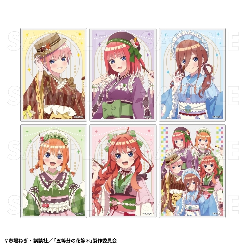 五等分の花嫁* 和パフェドレスver. トレーディングアクリルカード
 
2025年09月下旬発売