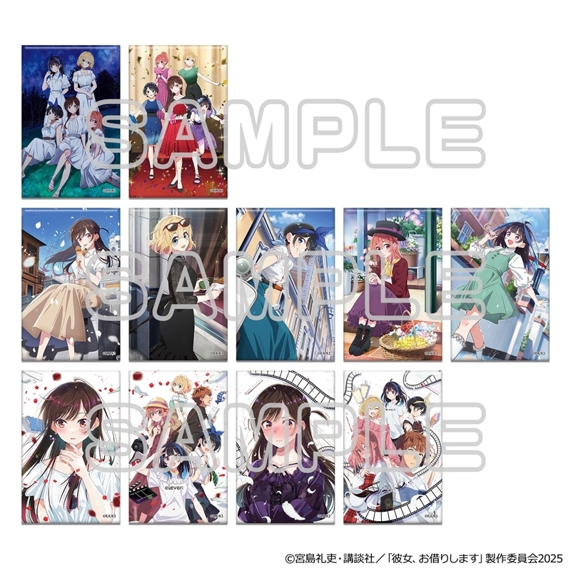 彼女、お借りします (かのかり) メモリアルトレーディングスクエア缶バッジ Vol.3
 
2025年04月発売