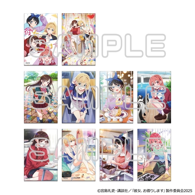彼女、お借りします (かのかり) メモリアルトレーディングスクエア缶バッジ Vol.2
 
2025年04月発売
