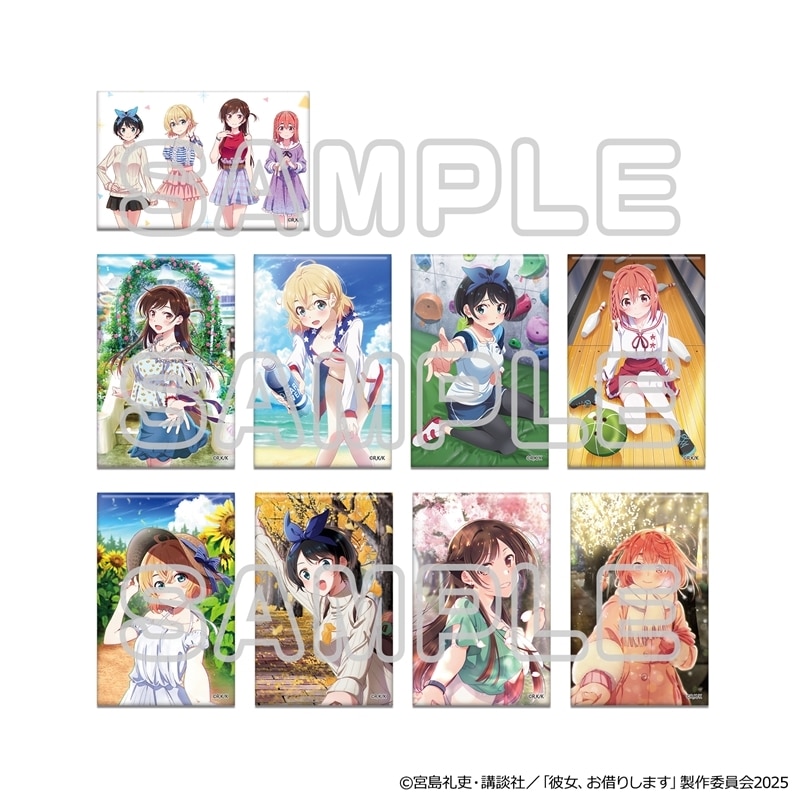 彼女、お借りします (かのかり) メモリアルトレーディングスクエア缶バッジ Vol.1
 
2025年04月発売