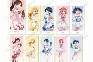 彼女、お借りします (かのかり) 描き下ろしイラスト 花びらドレスver. トレーディングスタンド付き色紙
 
2023年8月7日発売
 アニメイトで取扱中