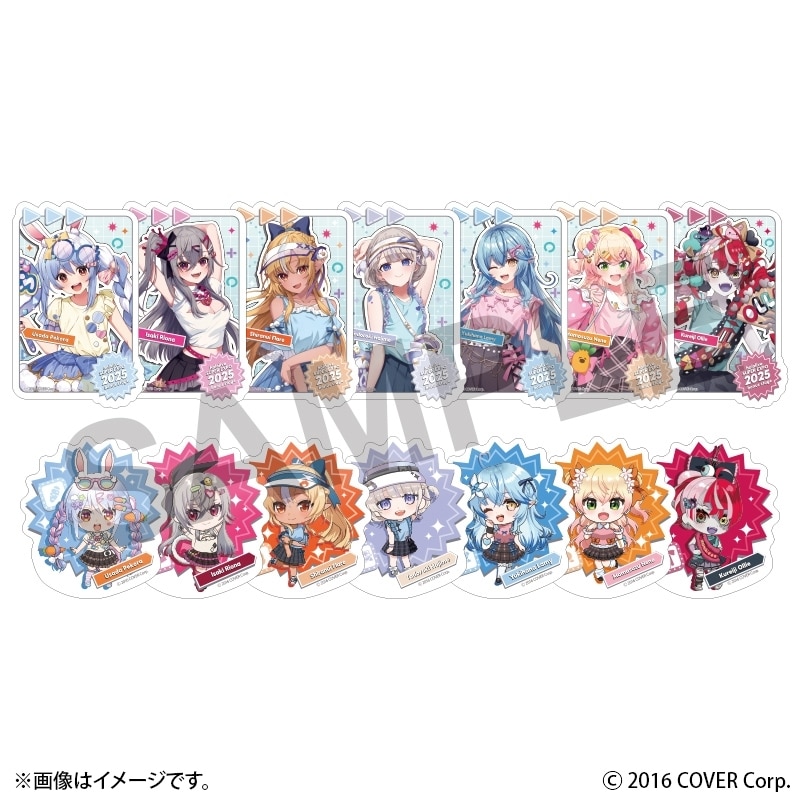 ホロライブ hololive SUPER EXPO 2025 後夜祭 ~bonus stage~ トレーディングステッカー Vol.1
 
2025年10月上旬発売