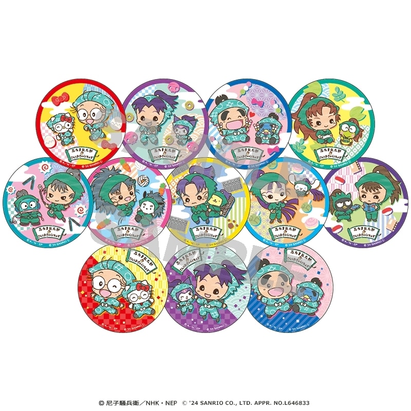 忍たま乱太郎×サンリオキャラクターズ 缶バッジ
 
2025年09月下旬発売