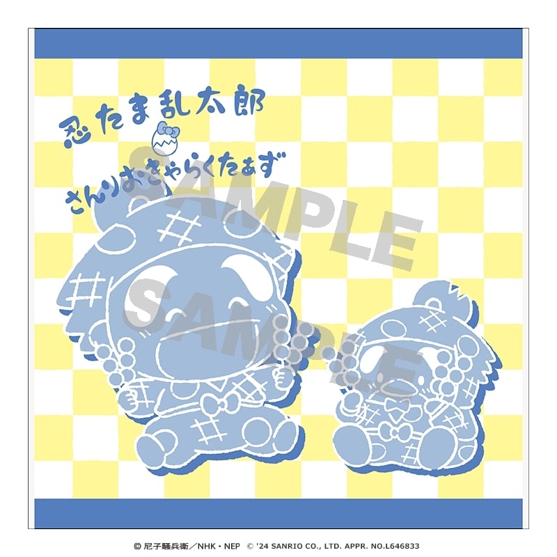 忍たま乱太郎×サンリオキャラクターズ ハンドタオル しんべヱ×タキシードサム
 
2025年09月下旬発売