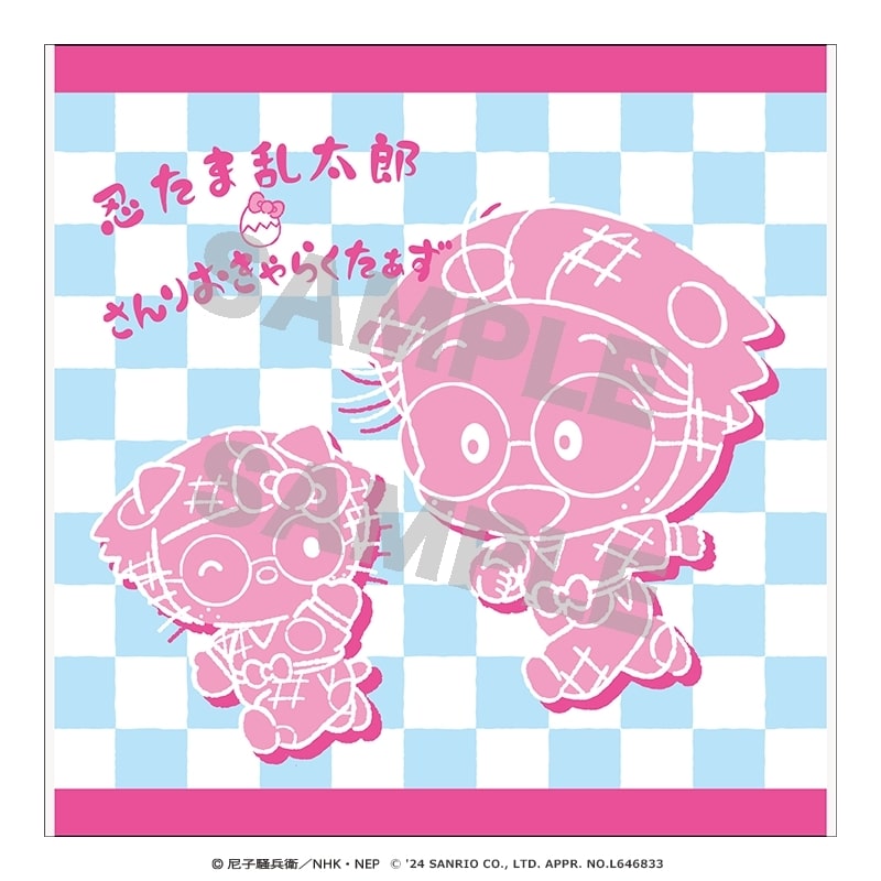 忍たま乱太郎×サンリオキャラクターズ ハンドタオル 乱太郎×ハローキティ
 
2025年09月下旬発売