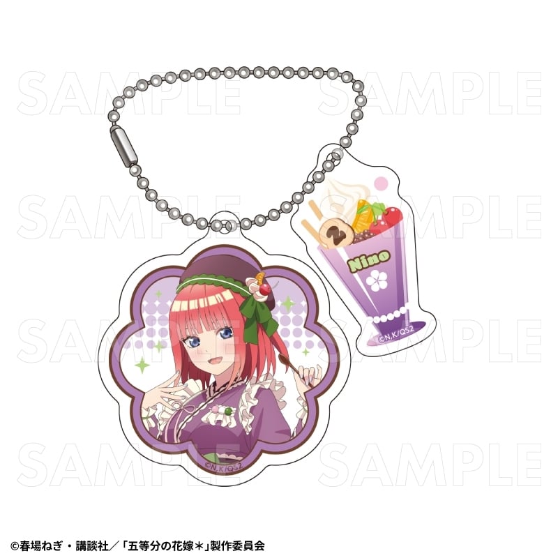 五等分の花嫁* 和パフェドレスver. 2連アクリルキーホルダー【中野二乃】
 
2025年09月下旬発売