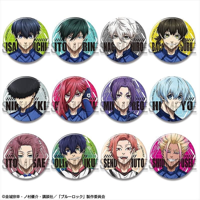 [アニメイト]ブルーロック 12個入りトレーディング缶バッジ Vol.3【再販】
 
2025年07月上旬発売